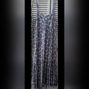 Carly Jean Los Angeles Blue Floral Dress